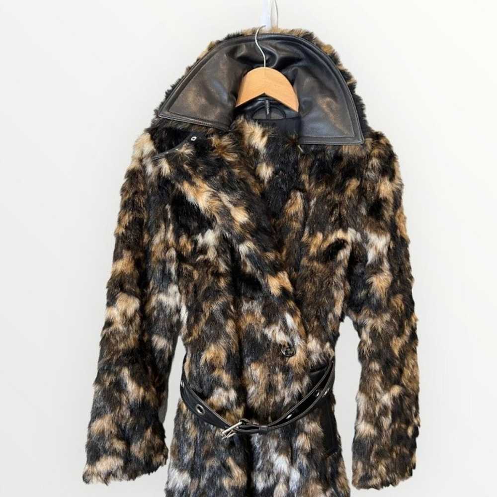 Helmut Lang Faux fur coat - image 10