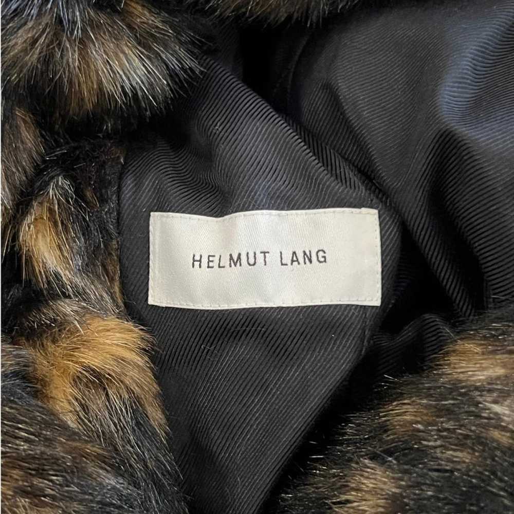 Helmut Lang Faux fur coat - image 3