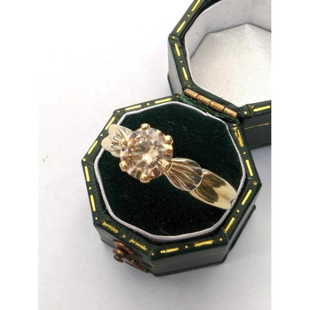 Non Signé / Unsigned Yellow gold ring - image 2