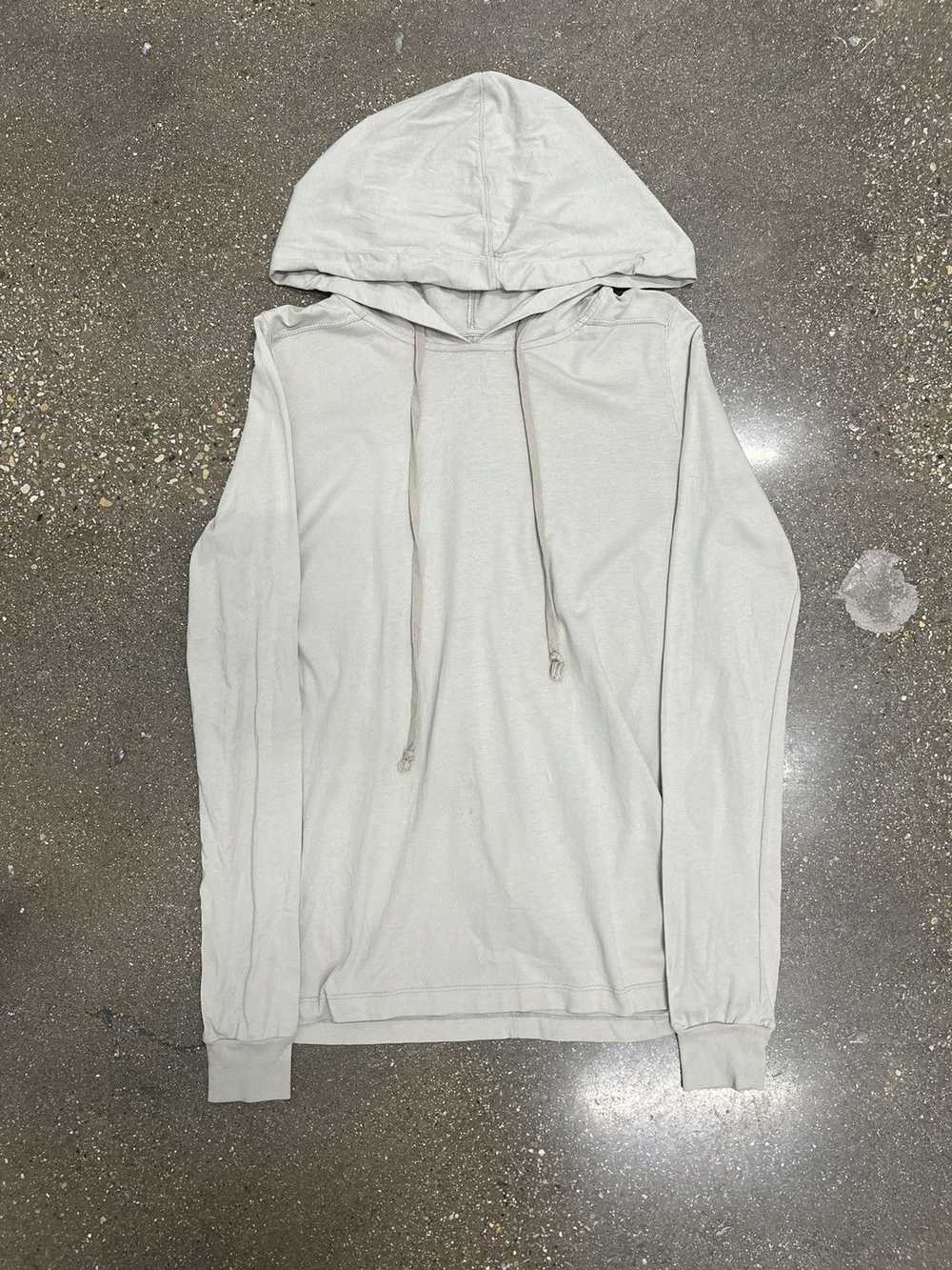 Rick Owens Rick Owens Mainline Light Grey Hoodie - image 1