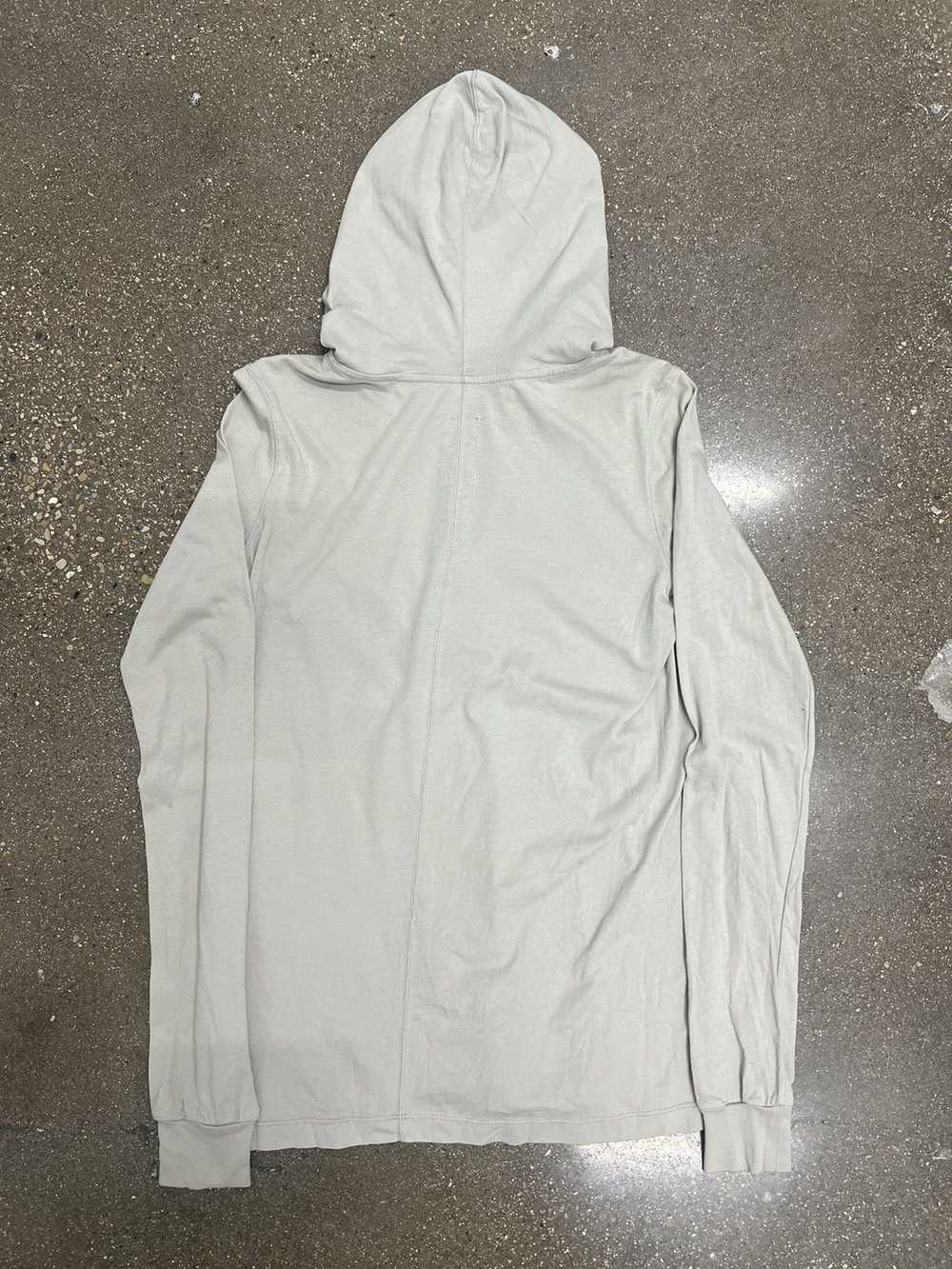 Rick Owens Rick Owens Mainline Light Grey Hoodie - image 3