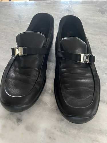 Prada Prada Linea Rossa Black Slip ons