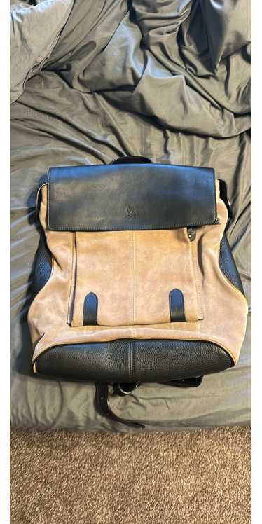 Christian Louboutin Beige & Black Leather Backpack