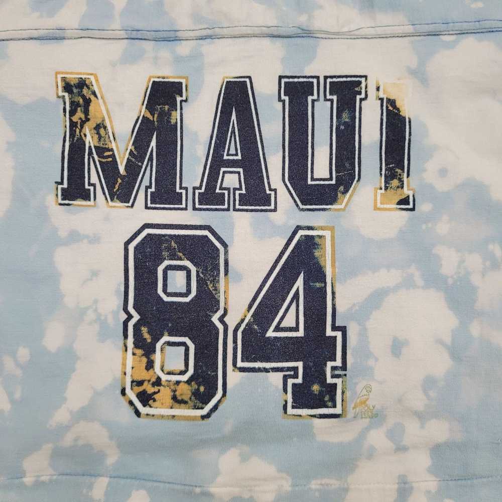 Vintage Vintage Maui 1984 Bleached Crop Shirt Wom… - image 3