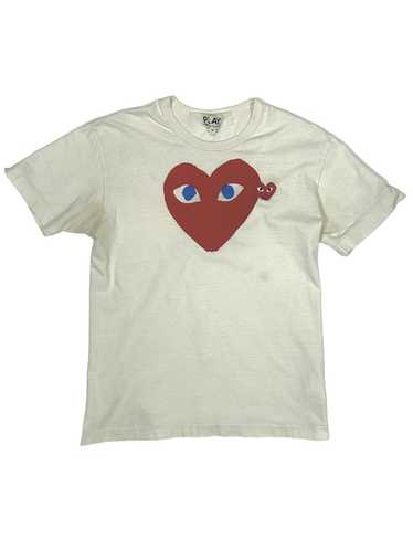 Comme Des Garcons Play CDG Play Embroidered T-shir