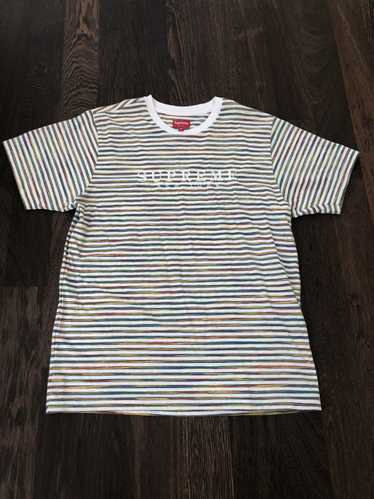 Supreme Supreme Static Stripe Tee White