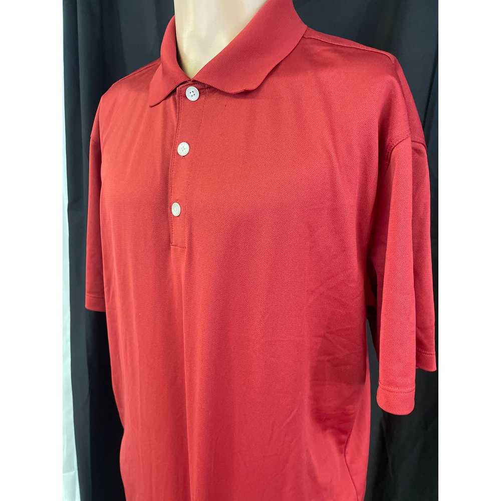 Nike Nike Golf Men's Red Polo Short Sleeve Shirt … - image 2