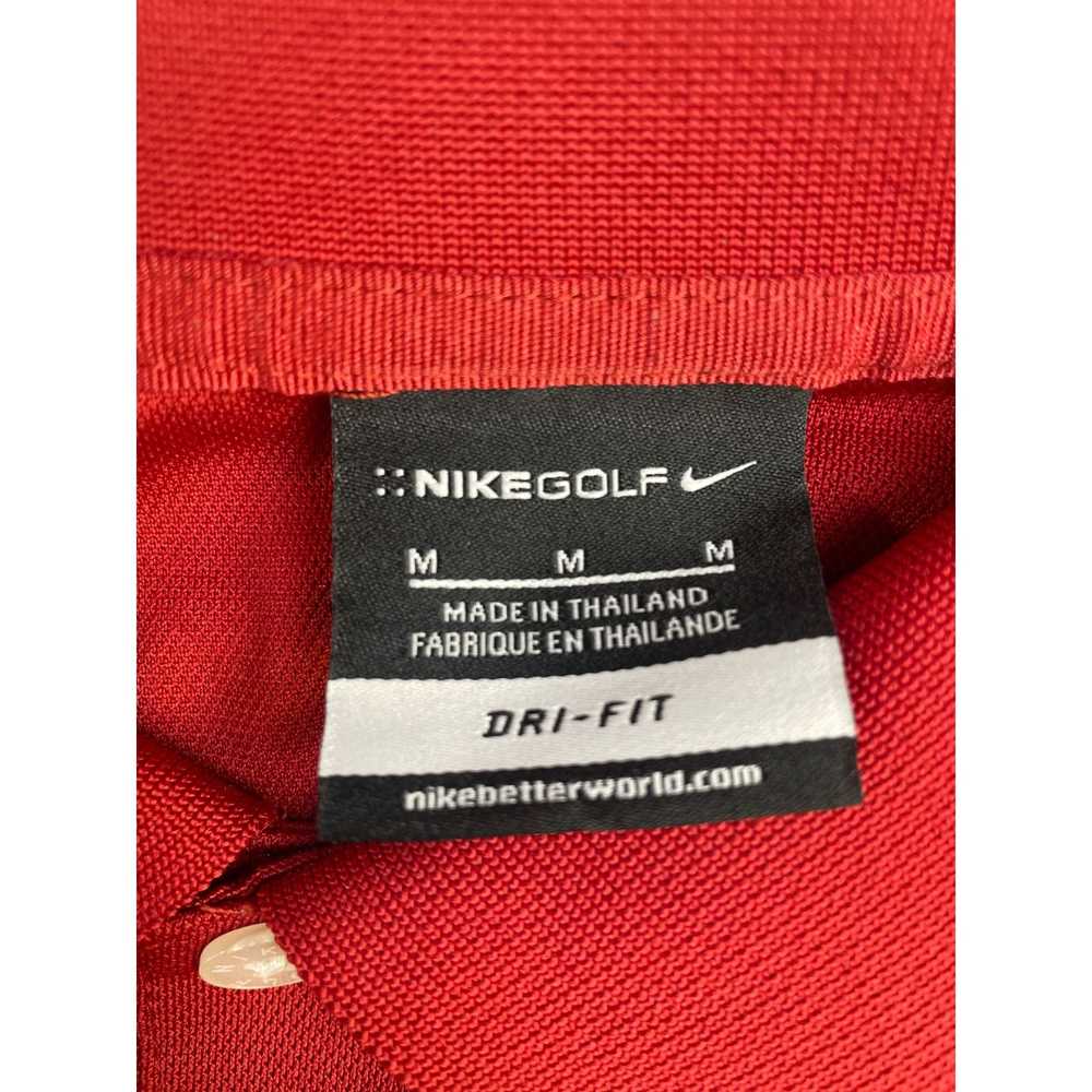 Nike Nike Golf Men's Red Polo Short Sleeve Shirt … - image 5