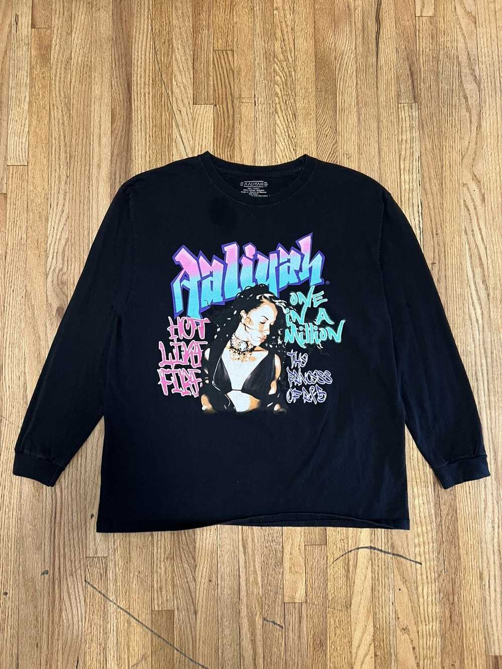 Vintage Aaliyah Long Sleeve Shirt - image 1