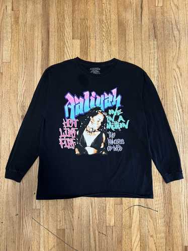 Vintage Aaliyah Long Sleeve Shirt - image 1