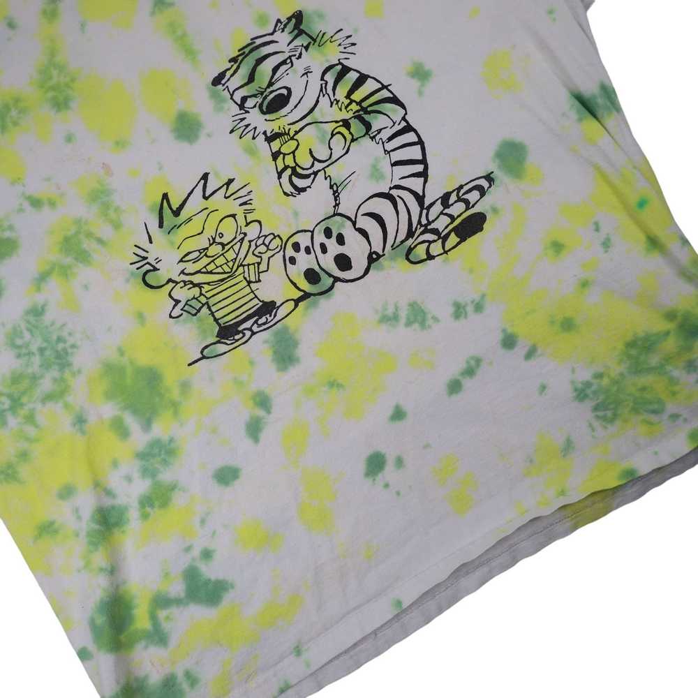 Vintage Vintage Calvin and Hobbes Tie Dye Graphic… - image 3