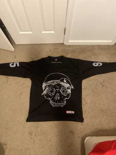 G59: SuicideBoys shops Skull Rugby Black Polo Tee MENS MEDIUM