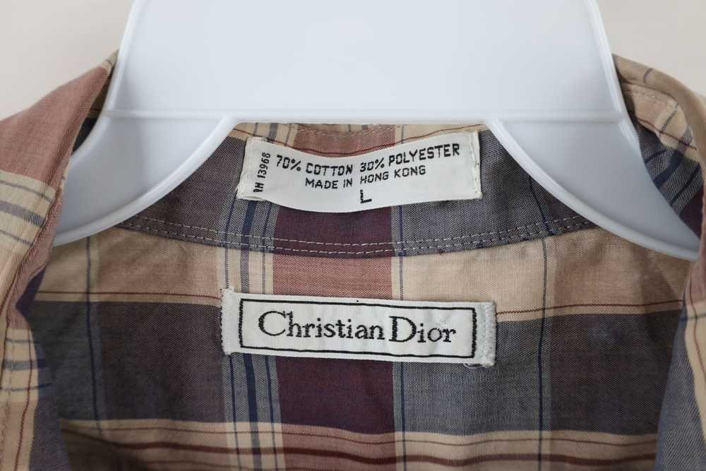 Vintage Vintage 90s Christian Dior Collared Butto… - image 7