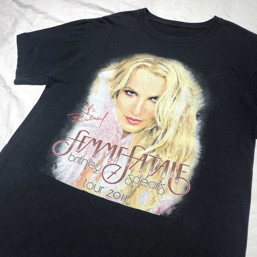 Band Tees × Rare × Vintage Britney Spears tour t … - image 1