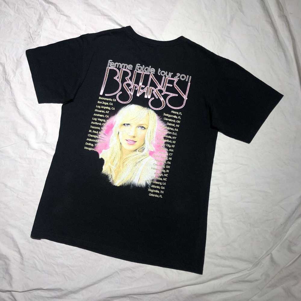 Band Tees × Rare × Vintage Britney Spears tour t … - image 3