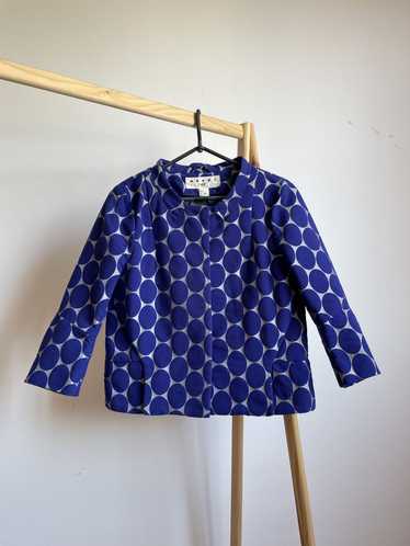 H&M × Marni Marni x H&M Blue Polka Dot Cropped Bl… - image 1