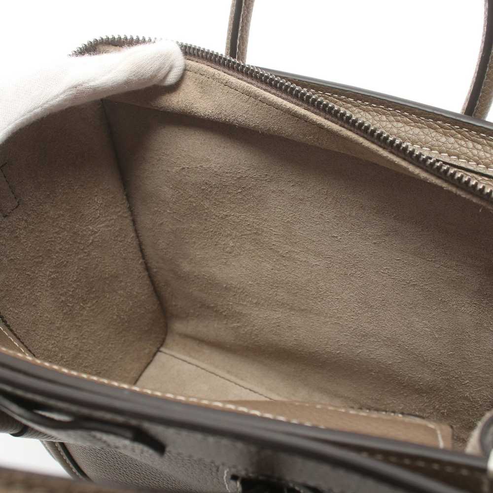 Celine Celine Luggage Nano Shopper Handbag Leathe… - image 5