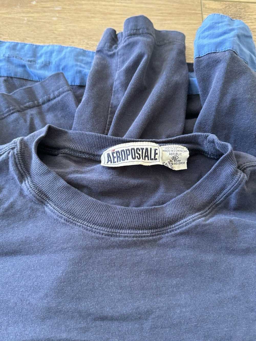 Aeropostale Vintage 90s Aeropostale Navy Sweatshi… - image 3