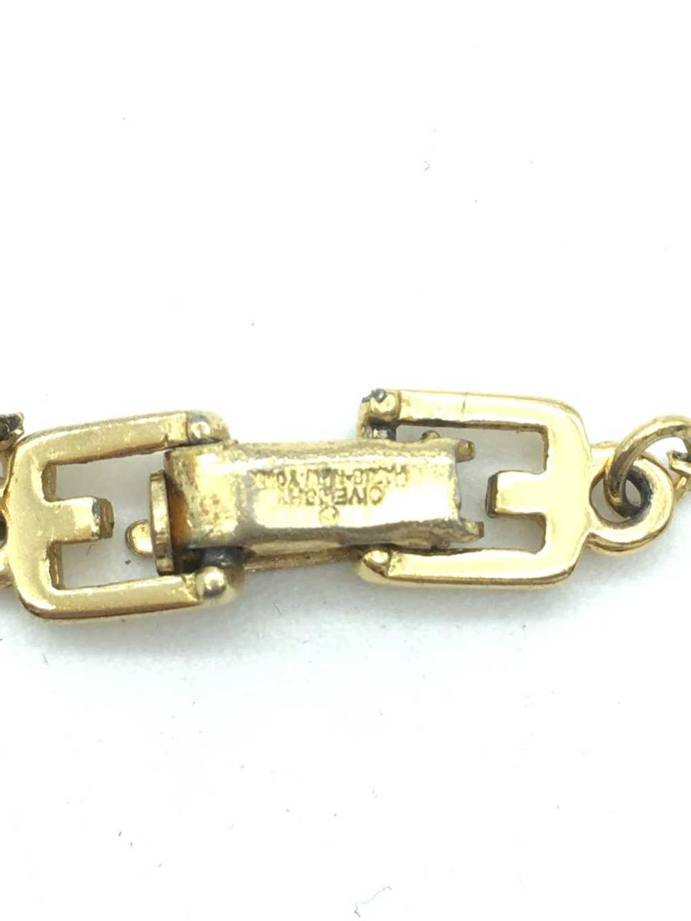 [Japan Used Necklace] Used Givenchy Logo Gp Rhine… - image 4