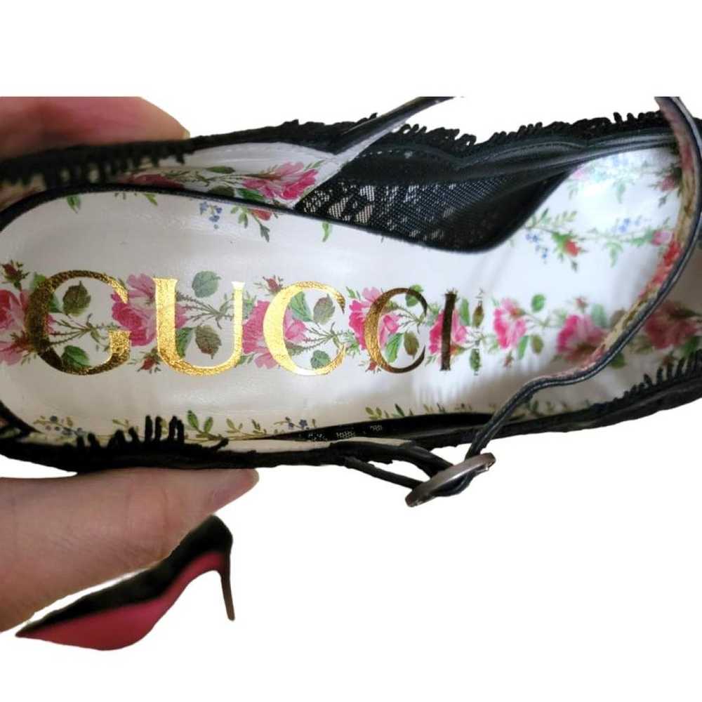 Gucci Cloth heels - image 10