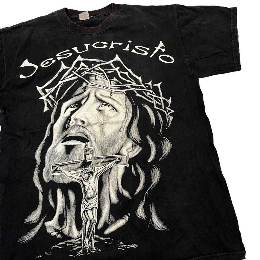 Art × Religion × Vintage Y2K Jesucristo All Over … - image 2