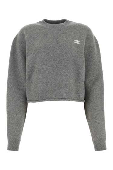 Miu Miu Grey Wool Blend Sweater - image 1