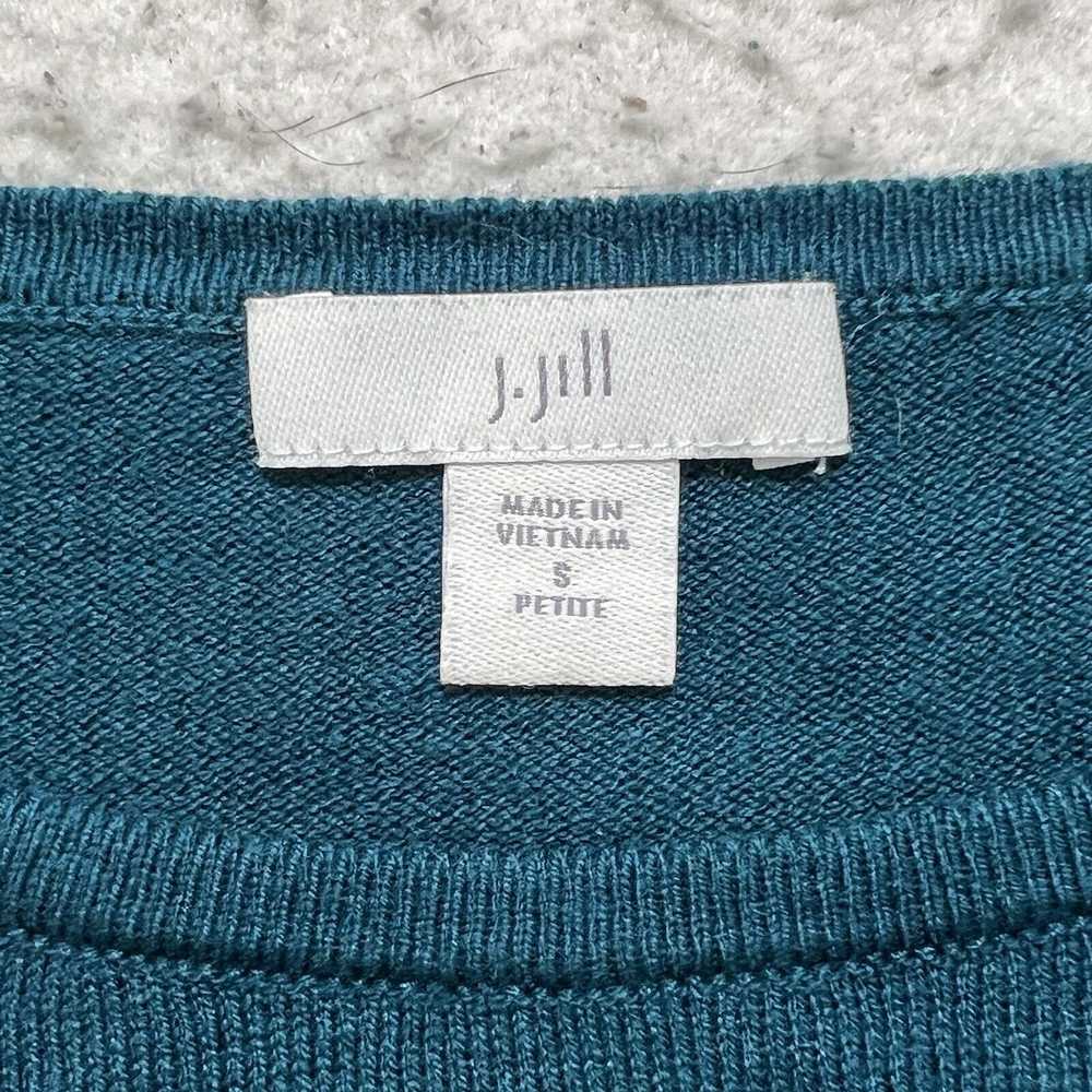 Jill.J J. Jill Small Cotton Cashmere Crewneck Fau… - image 3