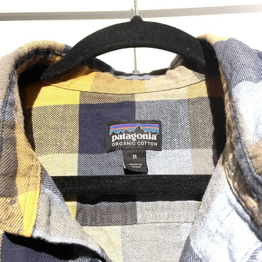 Patagonia Vintage Blue/Yellow Plaid Patagonia But… - image 3