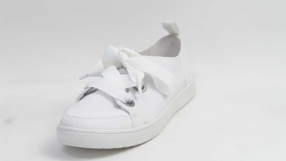 Koolaburra Suede and Canvas Sneakers Penley White - image 1