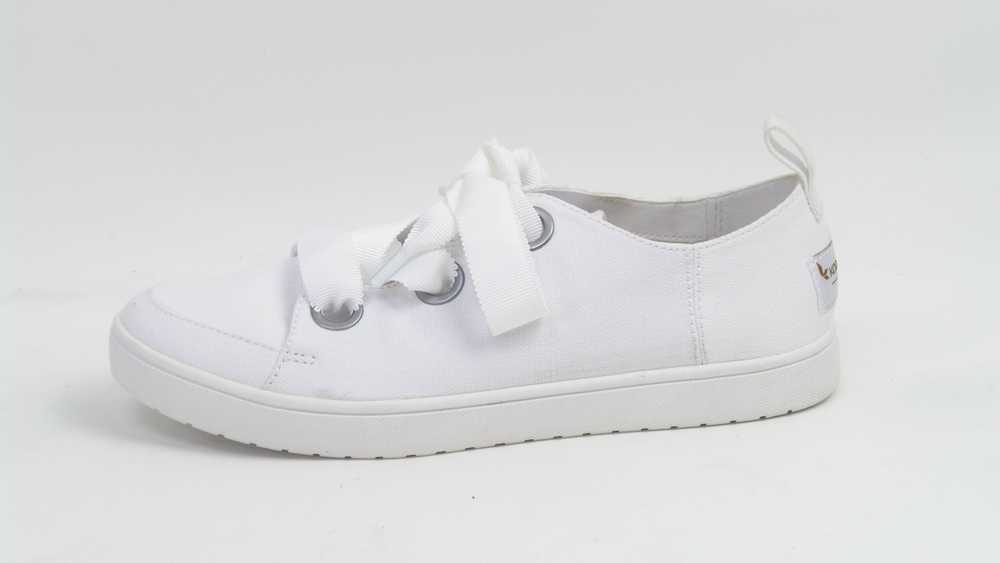 Koolaburra Suede and Canvas Sneakers Penley White - image 2