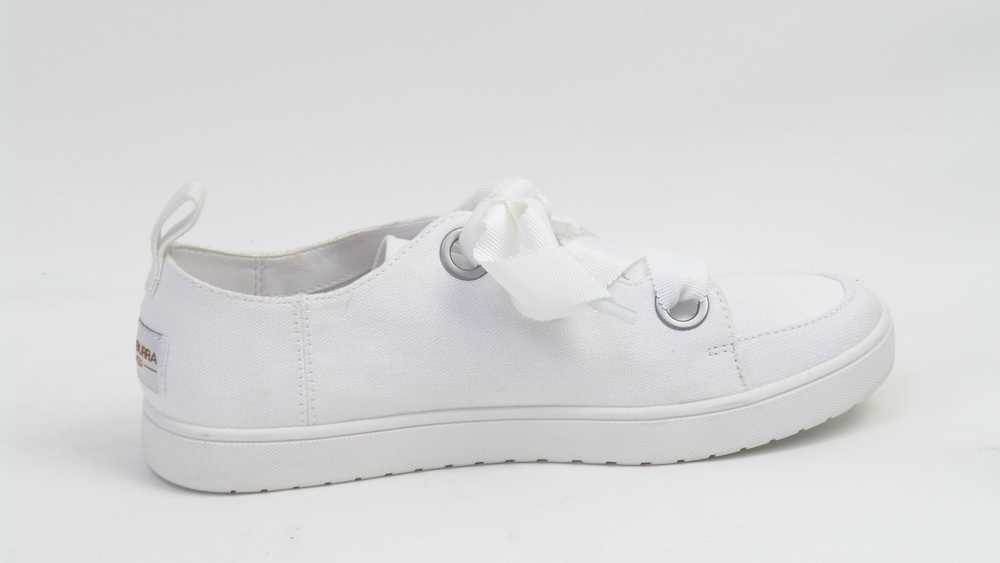 Koolaburra Suede and Canvas Sneakers Penley White - image 3