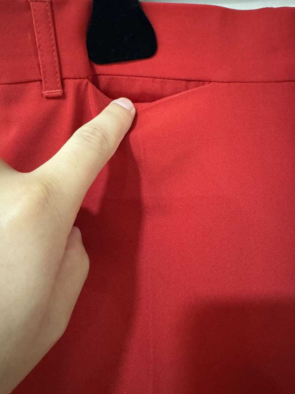 Balenciaga SS19 Red Fluid Trouser - image 3