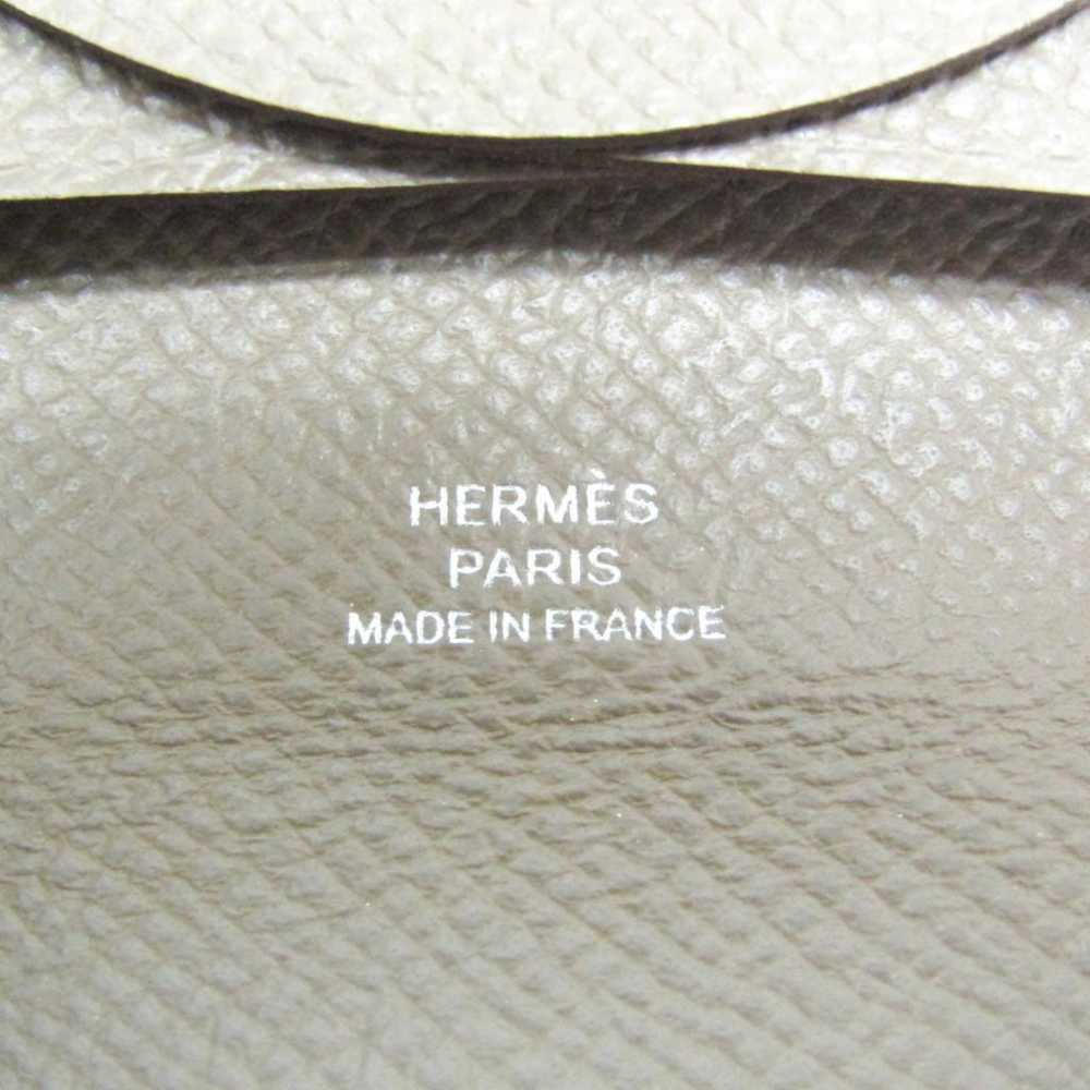 Hermes Hermes Bastia Women,Men Epsom Leather Coin… - image 7