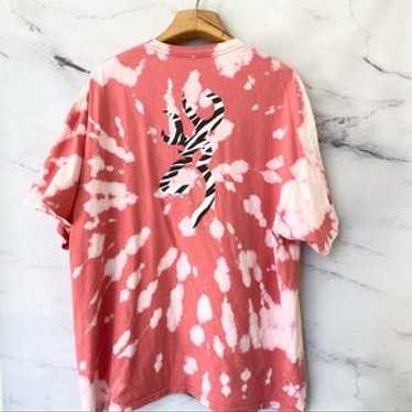 Browning Zebra Print Plus Size Custom Bleached Gr… - image 1