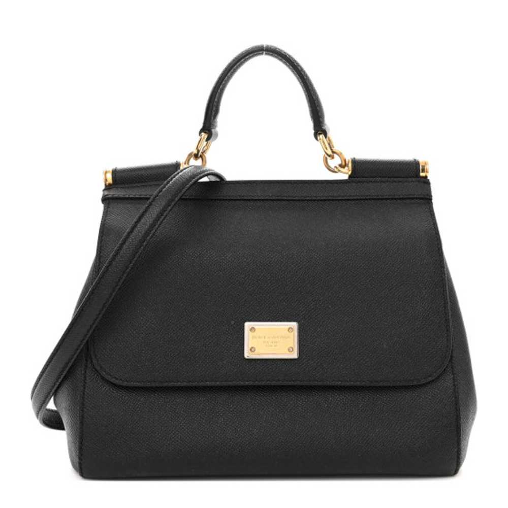 DOLCE GABBANA Dauphine Small Miss Sicily Satchel … - image 1