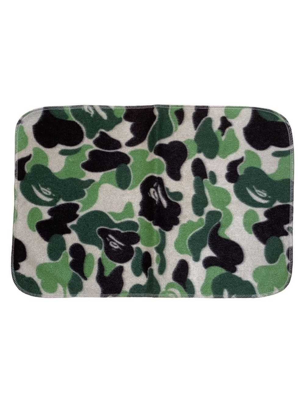 Bape Bape Green ABC Camo Mini Blanket 2005 - image 1