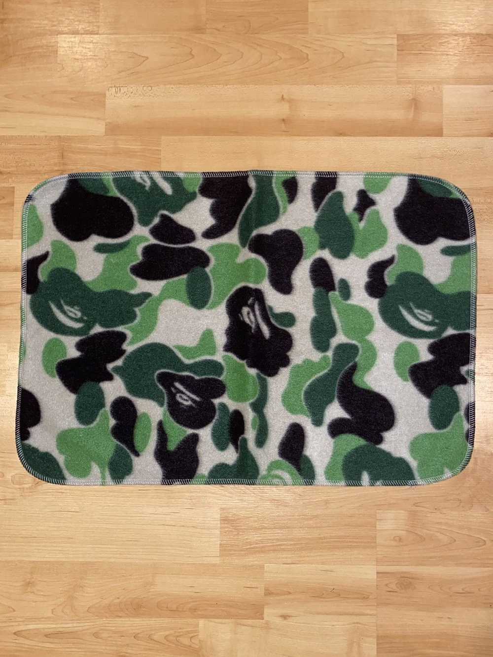 Bape Bape Green ABC Camo Mini Blanket 2005 - image 2