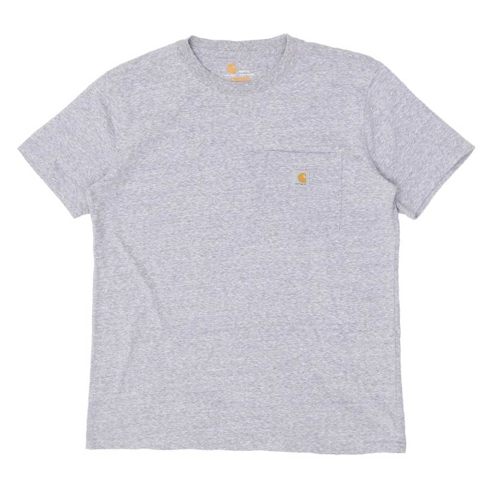 Ladies Carhartt Original Fit Pocket T-Shirt Purple - image 1