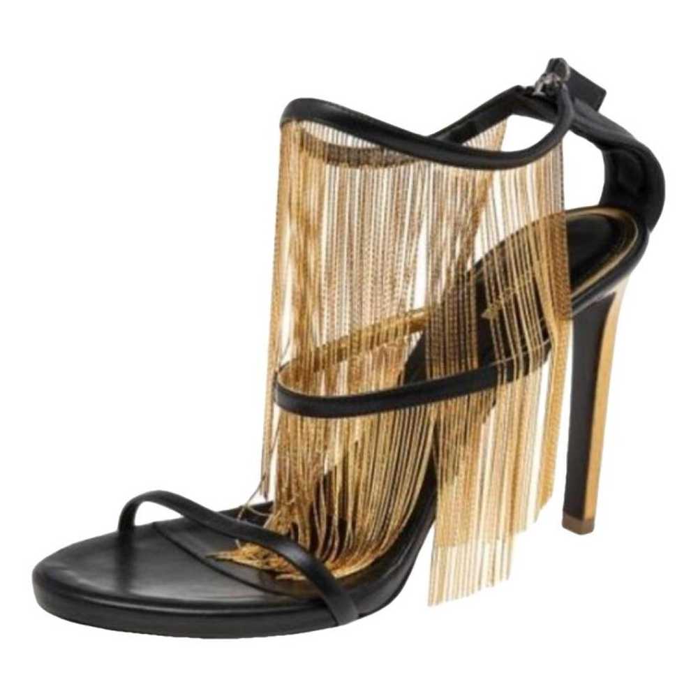 Roberto Cavalli Leather sandal - image 1