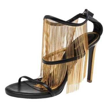 Roberto Cavalli Leather sandal - image 1