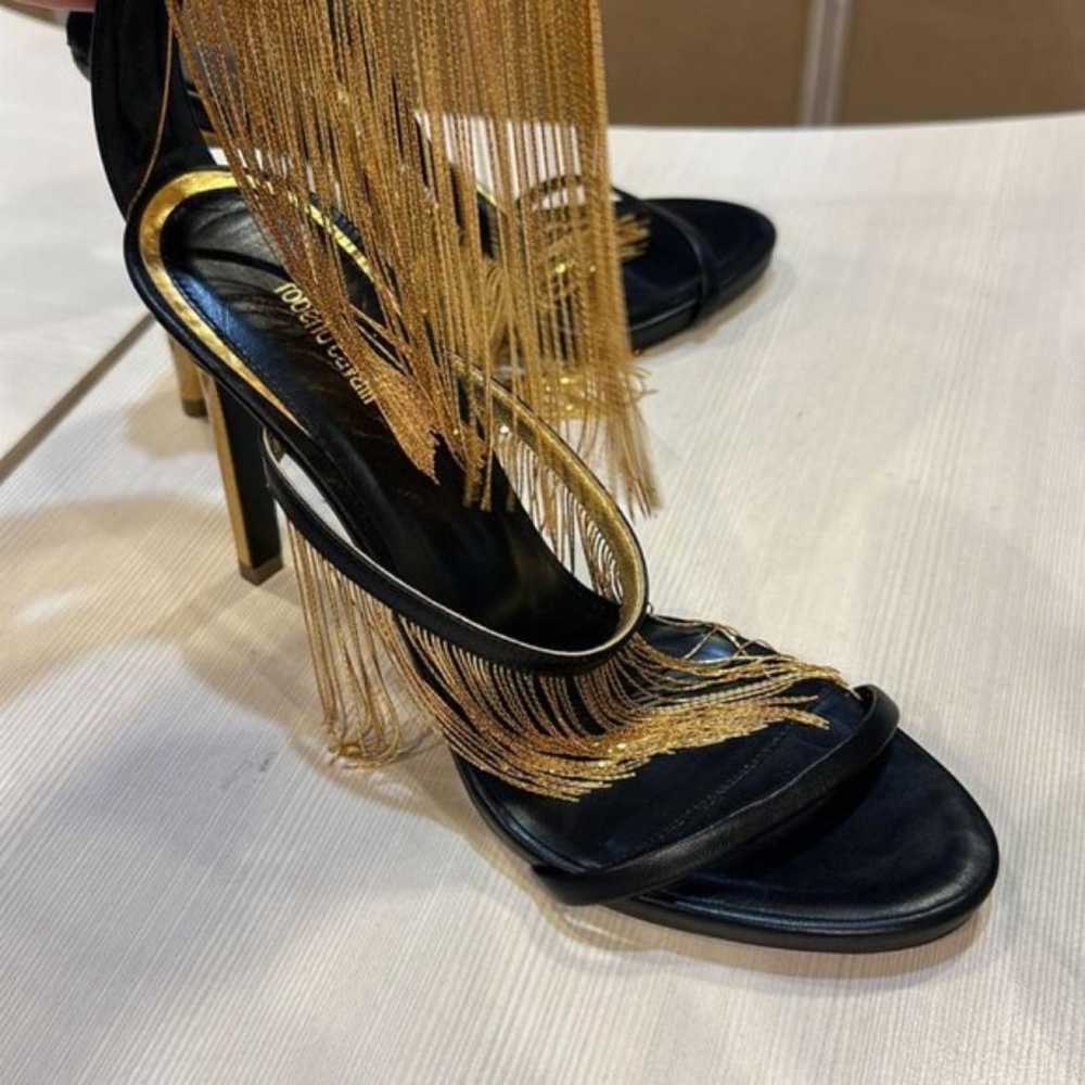 Roberto Cavalli Leather sandal - image 2