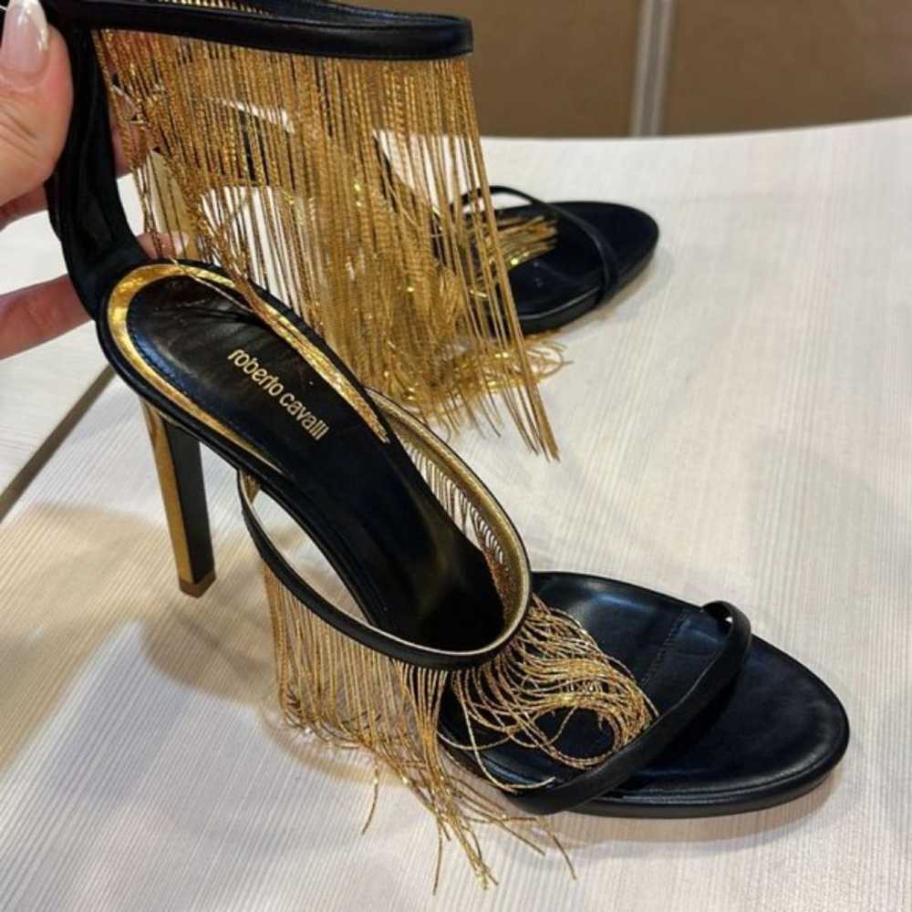 Roberto Cavalli Leather sandal - image 3