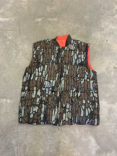 Camo × Streetwear × Vintage Vintage camo vest puff