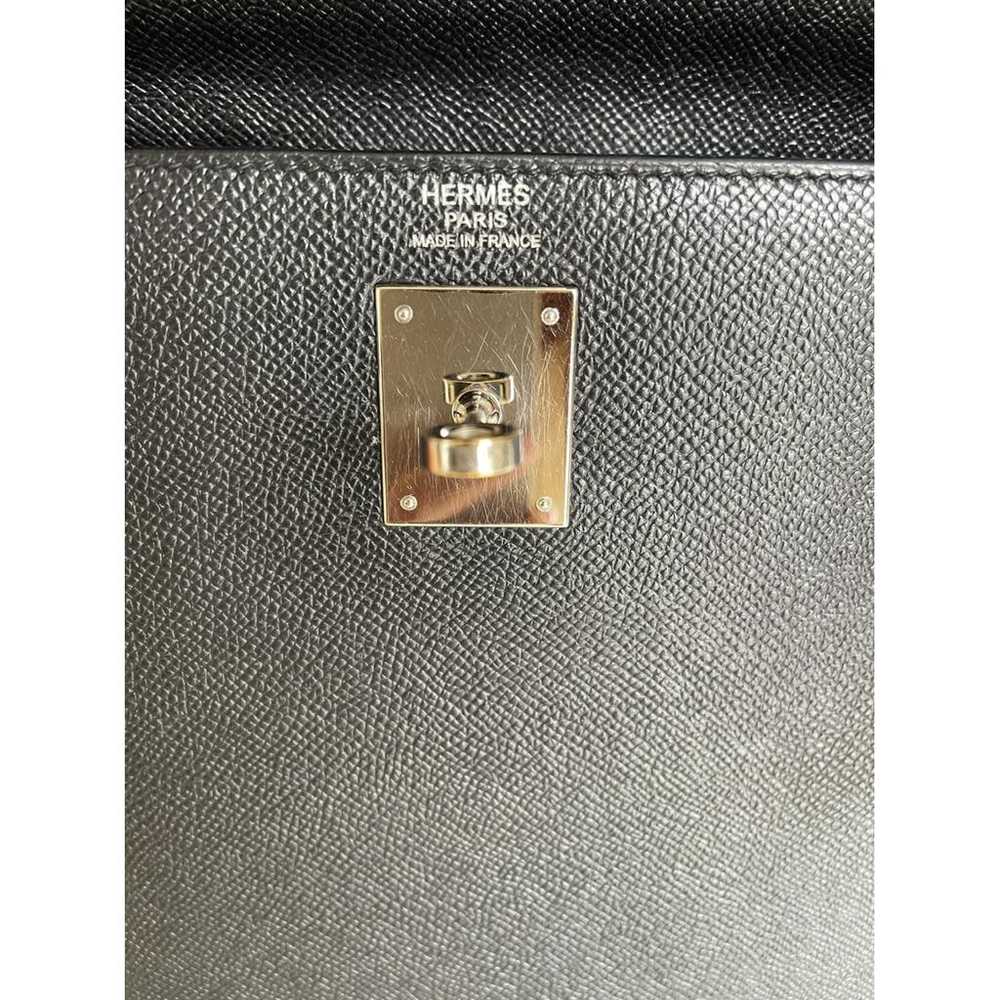 Hermès Kelly 32 leather handbag - image 4