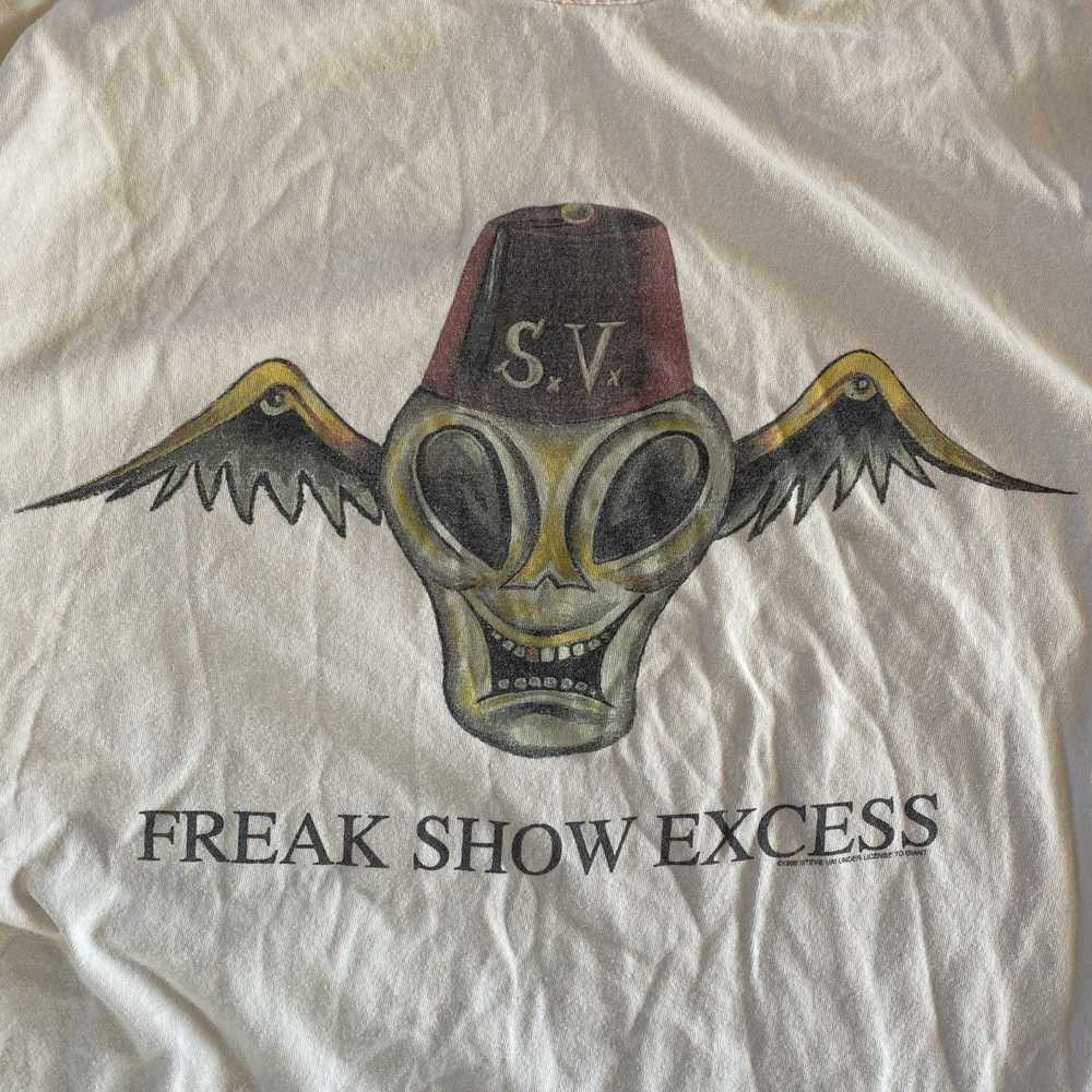 Other Vtg 90s Freak Show Excess White T-Shirt XL - image 7