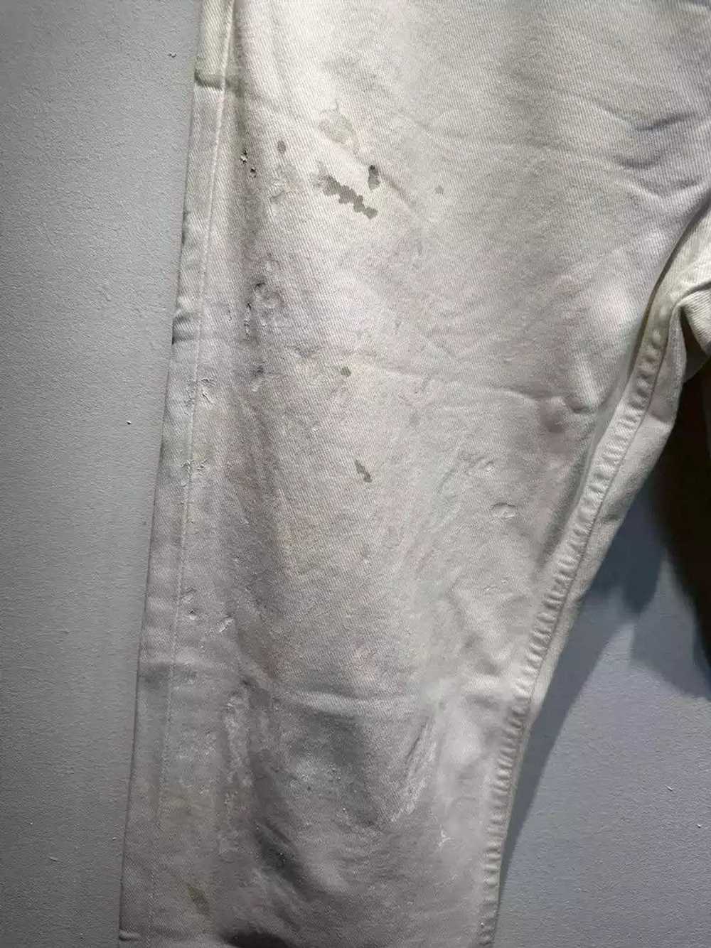 Helmut Lang Helmut lang White paint splash-ink je… - image 4