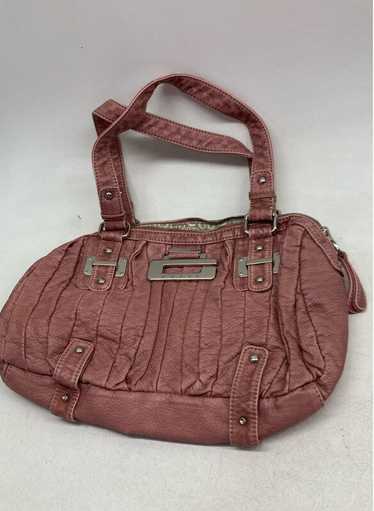 Guess Pink Faux Leather Alison Shoulder Bag