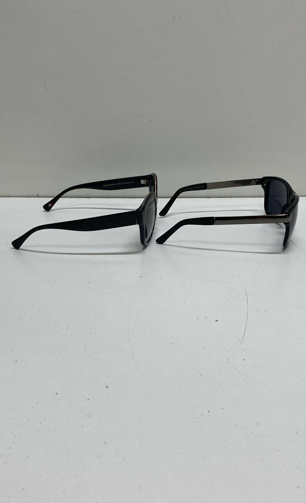 Unbranded Black Sunglasses - 2 Pairs No Case - image 5