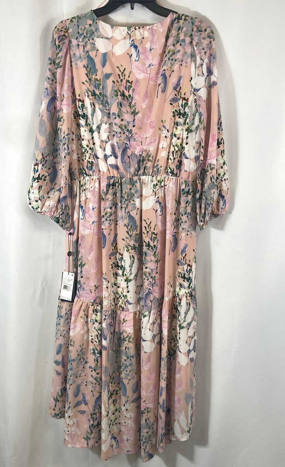 NWT Adrianna Papell Womens Multicolor Floral Long… - image 2