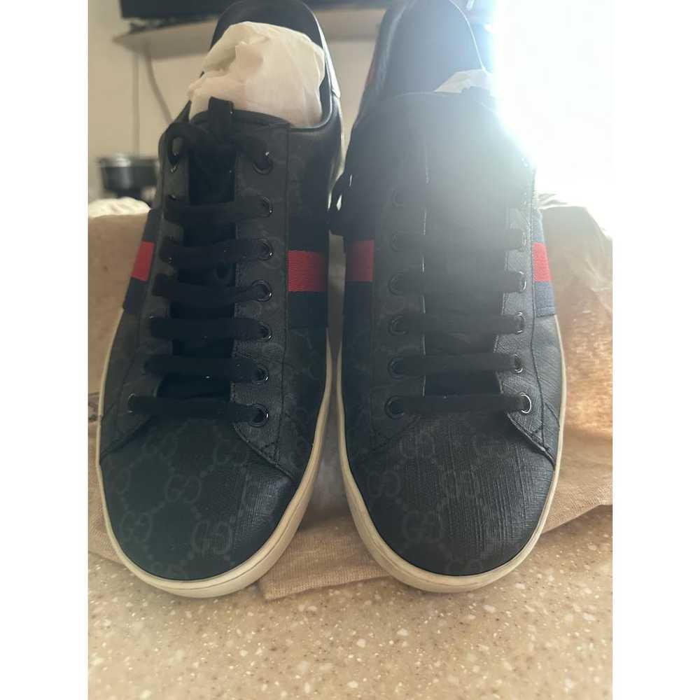 Gucci Ace leather low trainers - image 10
